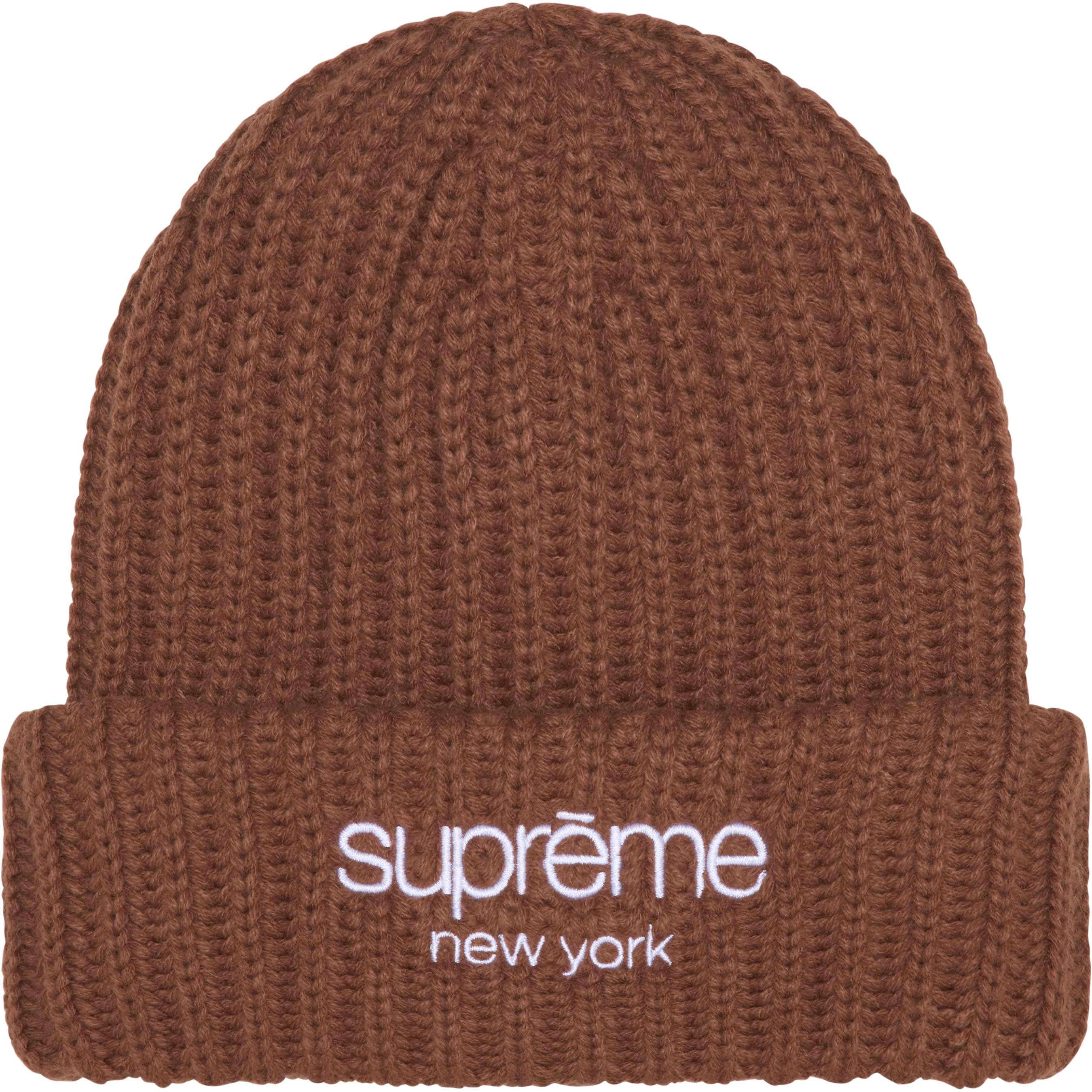 Chunky Rib Classic Logo Beanie view 6